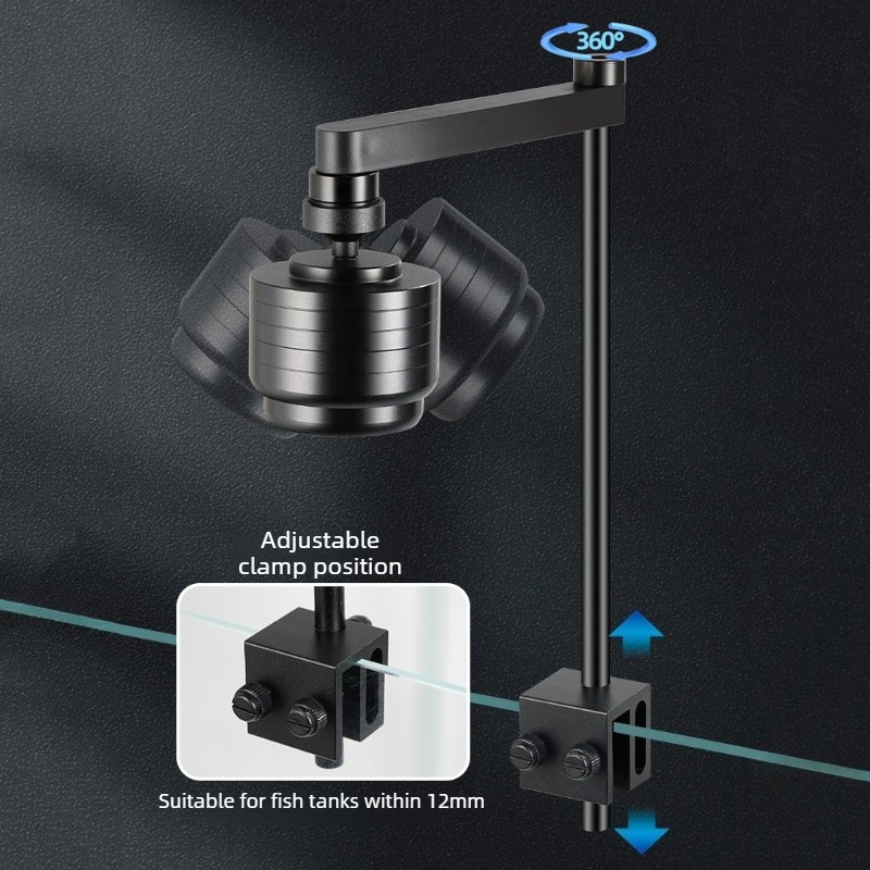 어항 조명 LED 3색 방수 조절 가능 수족관 램프 클 - Aquarium Marine Light 리뷰 및 가격