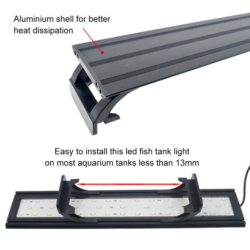 16-64CM 물고기 탱크에 대 한 수족관 LED 빛  - Aquarium Marine Light 리뷰 및 가격